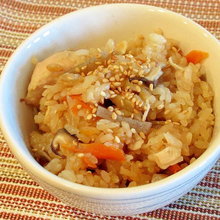生姜入り!鶏炊き込みご飯